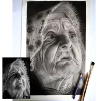 سفارش طراحی چهره سیاه قلم/هدیه تولد/کادو خاص