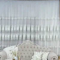 پرده مخمل و کتان