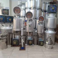 ابعاد ۱۳۵لیتری گلابگیر همراه پانچ داخل عرقگیر