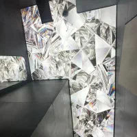 سقف لاکچری کشسان و لاکر  به همراه نورپردازی