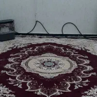 ۲عدد قالی ۱۲متر (۴×۳) و ۸عدد پشتی