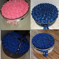 دسته گل،باکس گل،رز ربانی،مخملی هدیه زیبا و ماندگار