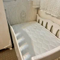 تخت کودک برند بی بی وان همراه تشک رویال
