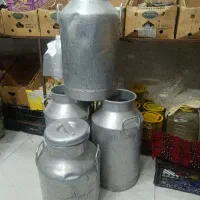 سطل شیر۱۰۰ کیلویی ۳عدد۵۰کیلویی۱عدد