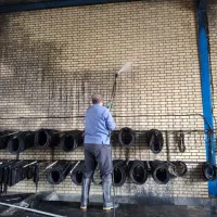 نماشویی کفسابی سنگسابی سنگساب سابزن  شستشوی نما