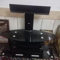 میز تلویزیون شیشه ای خشک