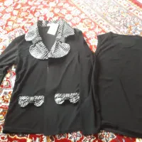 بلوز زیر و روی پاپیونی نو