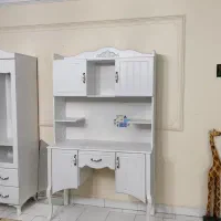 میزتحریر دخترانه سفید مدل صبا درحدنوی نو