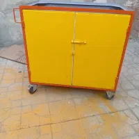 گاری چرخ دار فلزی همه کاره