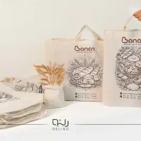 توتبگ توت بگ نان کیسه ساک پارچه ای خریدنمونه ریگان