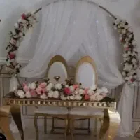 جایگاه عروس و دوماد و ورودی مراسم