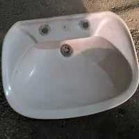 دستشور دست شور روشویی تک سالم بدون پایه جنس خوب