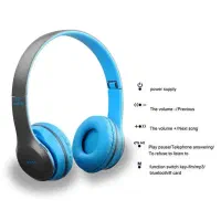 هدفون بلوتوثی تاشوی آبی P47 مدل 1901