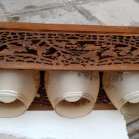 لوستر چوبی معرق