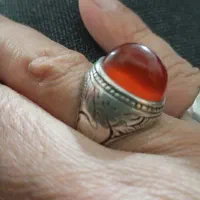 انگشترنقره‌‌کاردست‌کهنه‌بینظیر