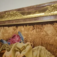 تابلو فرش دست باف با ابریشم