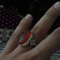 انگشتر عقیق سرخ