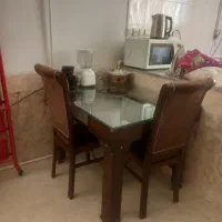 نهارخوری میز به همراه دو صندلی