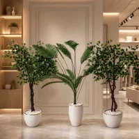 درختچه های شکوفه مصنوعی و گل مصنوعی