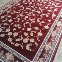فرش/لاکی/قرمز/اصل/کاشان
