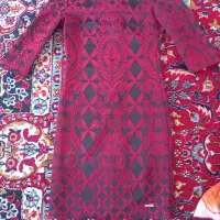 لباس مجلسی مشکی زرشکی