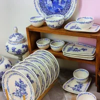 سرویس سرامیکی رنگ کوره ای قابل شستشو|ظروف سرو و پذیرایی|تهران, مسعودیه|دیوار