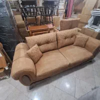 مبل راحتی ۷ نفره  تمام پایه چوب درحد نو نو
