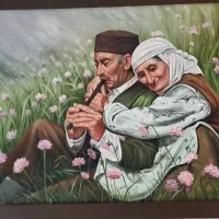 تابلو نقاشی حرفه ای مناسب کافه و رستوران و منزل