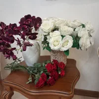 گل مصنوعی گلدان مصنوعی