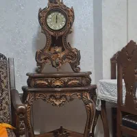 ساعت ایستاده تمام چوب