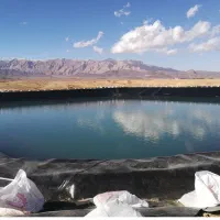 ورق ژئوممبران برای عایق کردن استخر  آب کشاورزی