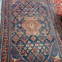 فرش دستبافت قالیچه عتیقه آنتیک کلکسیونی