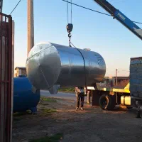 انواع تانکر فلزی مصرف آب شرب خانه باغ ویلا و سوخت