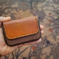 جاکارتی قالبی چرم طبیعی کاملادست دوز