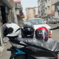کلاه کاسکت بدون فک عینک دار لیام