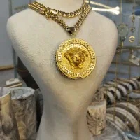 زنجیر و پلاک ورساچ طلا بدون اجرت و مالیات