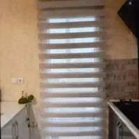 پرده زبرا در حد نو