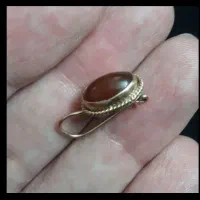 گوشواره عقیق طلای ۱۴عیار
