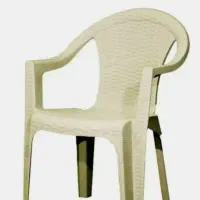 صندلی حصیری کرم رنگ