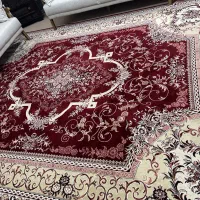 دوتخته فرش ۱۲ متری سبز و قرمز