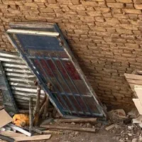درب حیاط و ورق کرکره