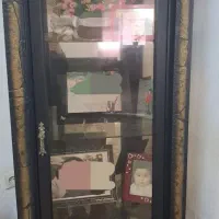 بوفه ویترین چوبی