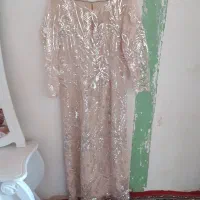 لباس مجلسی سنگی و پولکی نو