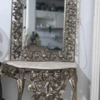 آیینه شمعدان ساعت دیواری