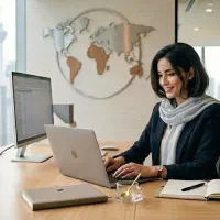 دستیار مدیریت مسلط به زبان انگلیسی و هوش مصنوعی