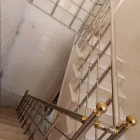 نرده استیل،جان پناه،استاتیک،درب برقی شیشه ای