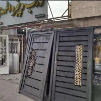 درب حیاط و ویلا و باغ پارکینگ دروازه مدلcnc المهدی