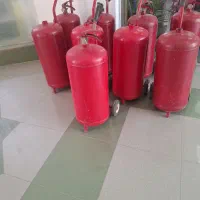 کپسول اتش نشانی چرخ دار ۹عدد کارگاهی صنعتی و..