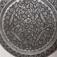 سینی مسی قلم زنی