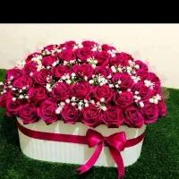 گل و دسته گل روبانی با طرح و رنگ دلخواه شما